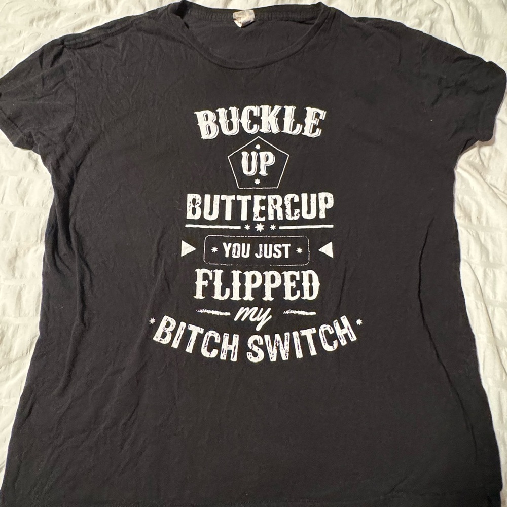 Black Graphic Women's Top